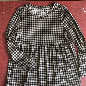 Plaid Babydoll Dress - XL